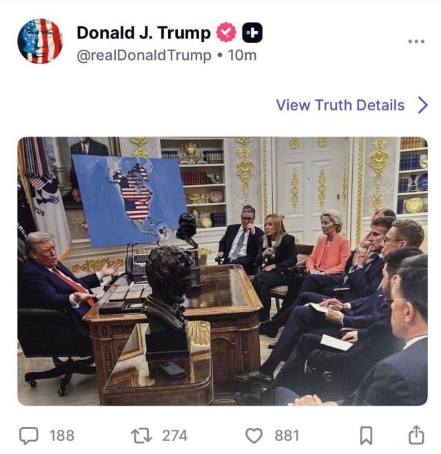 Trump'tan yeni paylaşım, Grönland'a ABD bayrağı dikti