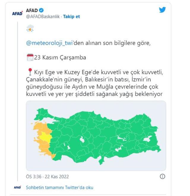 Fırtına kapıda! AFAD'dan 6 il için sarı ve turuncu kodlu uyarı