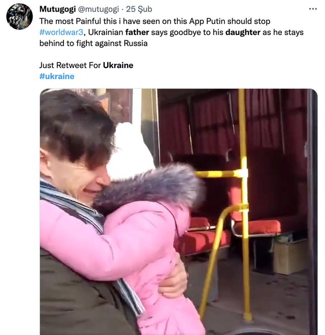 Rusya'nın Ukrayna'yı işgali sonrası sosyal medyada savaşla ilgili paylaşılan gerçek dışı fotoğraf ve videolar