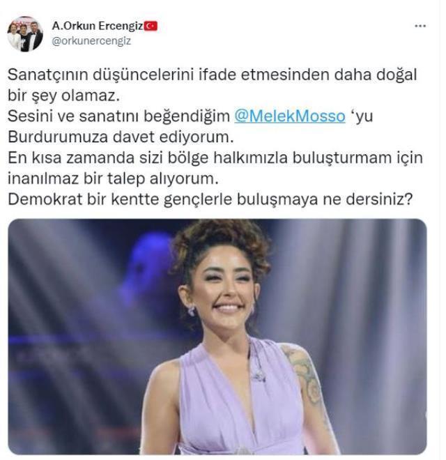 Isparta'da konseri iptal edilen Melek Mosso'ya Burdur'dan davet: İnanılmaz bir talep alıyorum