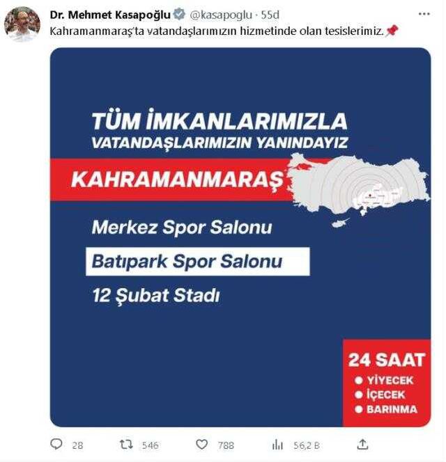 Depremzedeler için hizmet veren tesisler nerede, adresleri var mı? 7 Şubat 2023 depremzedeler için açık olan tesisler neresi?