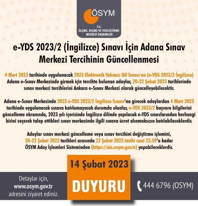E-YDS ertelendi mi? E-YDS ne zaman yapılacak? E-YDS ne zamana ertelendi?
