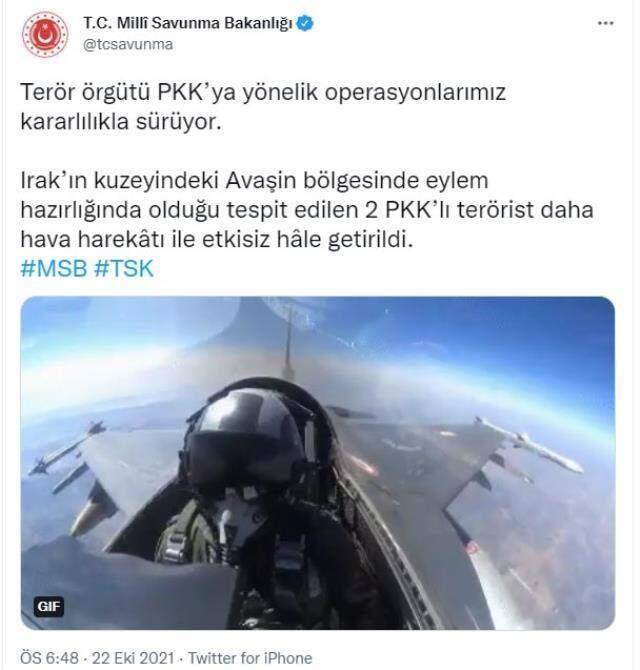 TSK içeride ve dışarıda hainlere göz açtırmıyor! Eylem hazırlığındaki 2 terörist öldürüldü