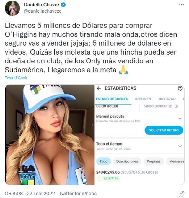 Çıplak fotoğraflarını satarak milyonlar kazanan ünlü model, futbol kulübü satın alıyor