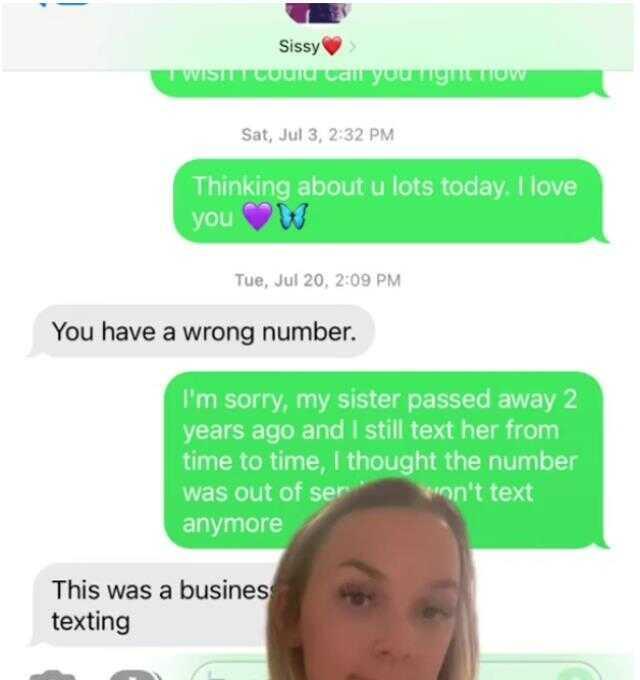 Ölen kardeşinin telefon numarasına mesaj atan kadın, aldığı cevapla hüngür hüngür ağladı