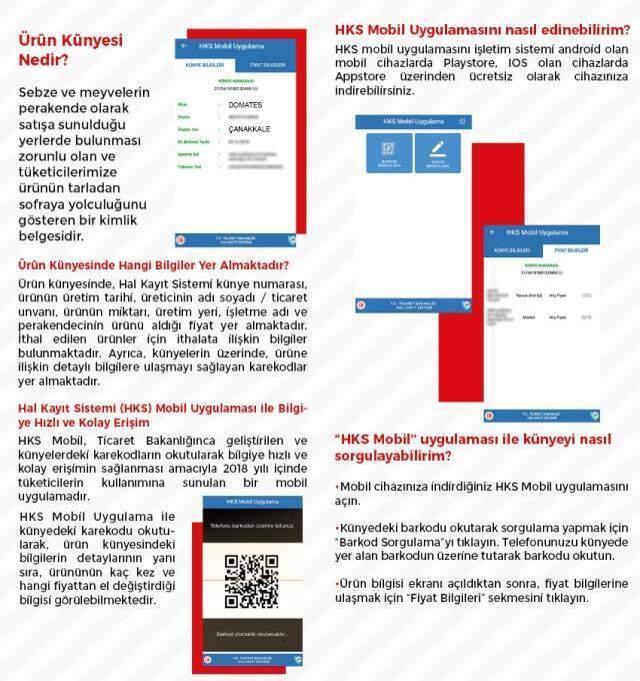 Hal Kayıt Sistemi nedir? Hal Kayıt Sistemine nasıl girilir? Bildirim nedir? Ürün künyesi ve Hal rüsumu nedir?