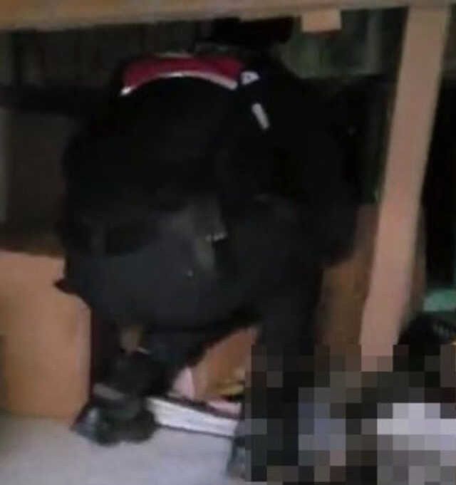 Dubleks dairede bulunan gizli geçit jandarmayı şaşırttı