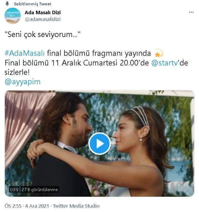 Ada Masalı bitti mi, final mi yapıyor? Ada Masalı neden yok, neden final yaptı? Resmi açıklama geldi mi?
