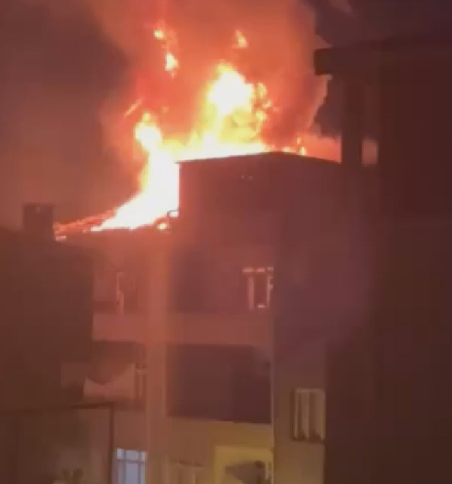 Beyoğlu'nda Yangın ve Tüp Patlaması