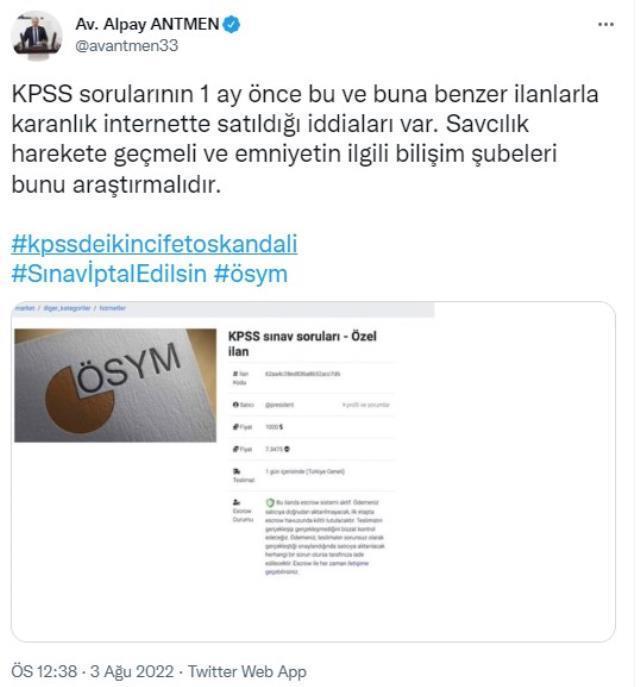 KPSS soruları internetten bin dolara mı satıldı? Bomba iddia Meclis gündeminde
