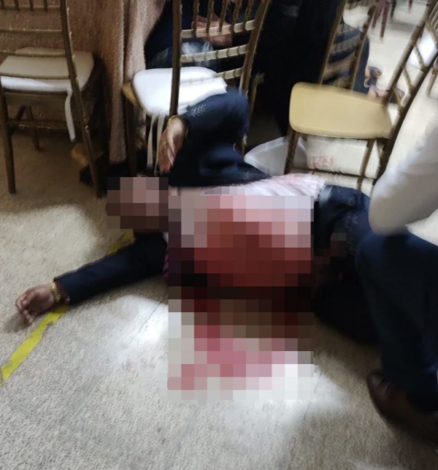 Düğüne baskın yapan silahlı saldırgan, herksin gözü önünde 1 kişiyi öldürdü