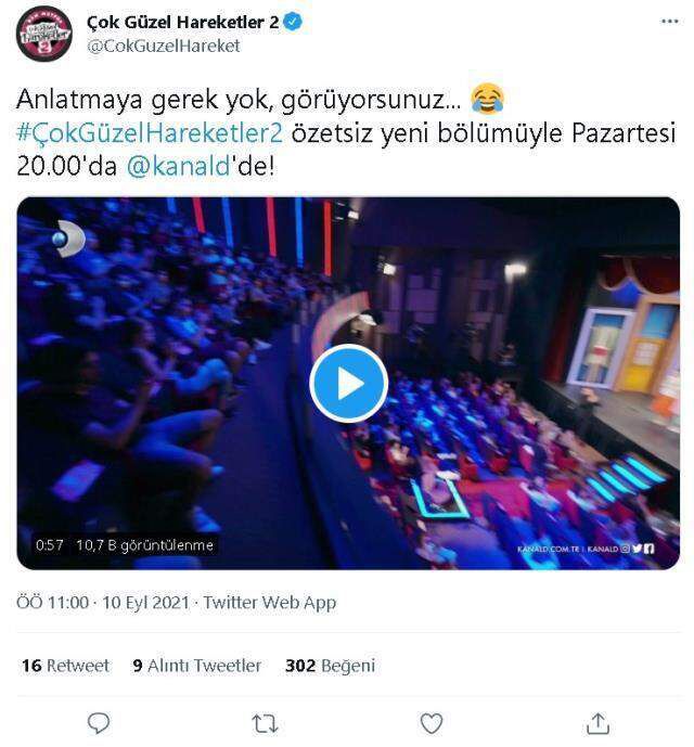 Çok Güzel Hareketler Bunlar 2 yok mu, neden yok? 19 Eylül Pazar Çok Güzel Hareketler Bunlar 2 neden yok, bitti mi, günü mü değişti?