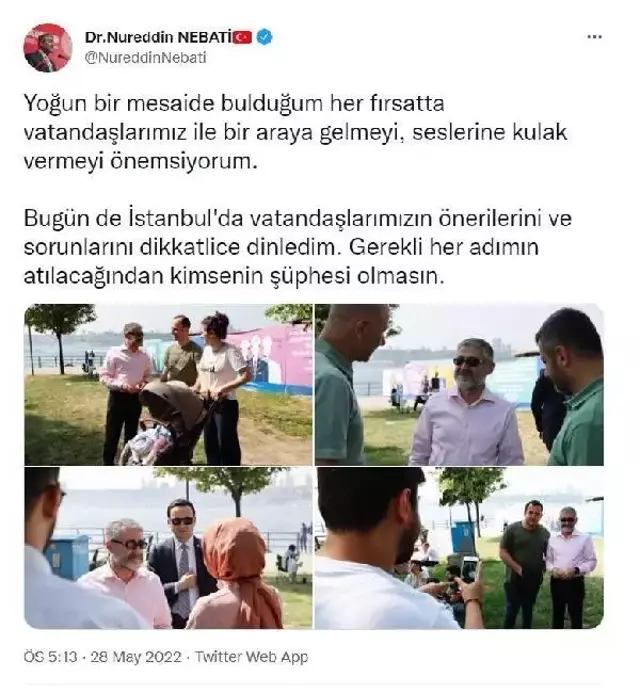 Sokağa inip vatandaşın derdini dinleyen Bakan Nebati: Gerekli adımları atacağız