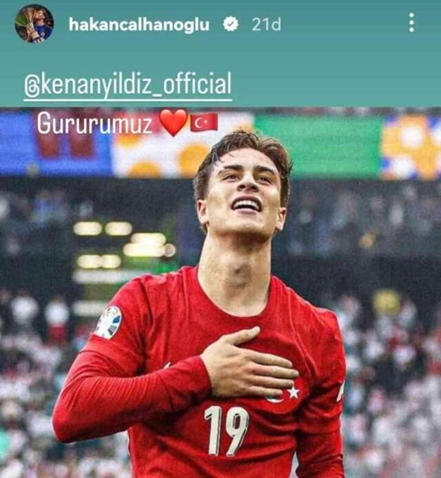 Hakan Çalhanoğlu, eleştirilerin hedefindeki Kenan Yıldız'a sahip çıktı