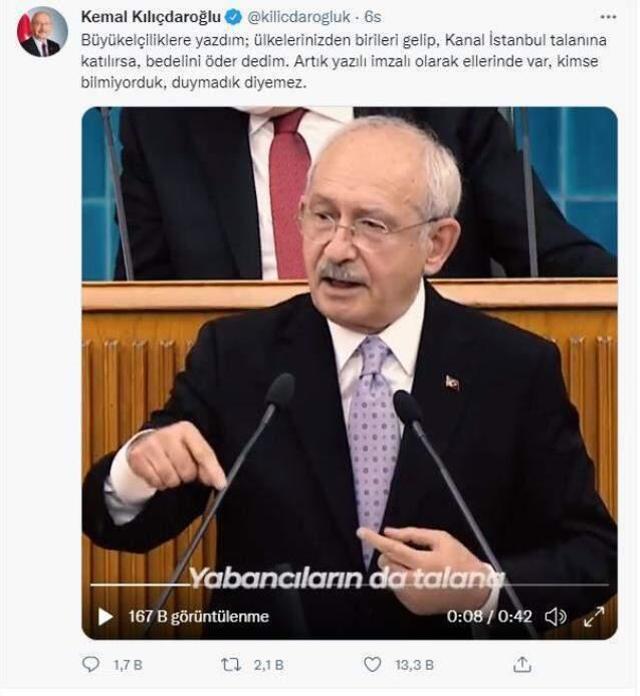Kılıçdaroğlu, büyükelçiliklere gönderdiği mektup hakkında konuştu: Artık kimse bilmiyorduk diyemez