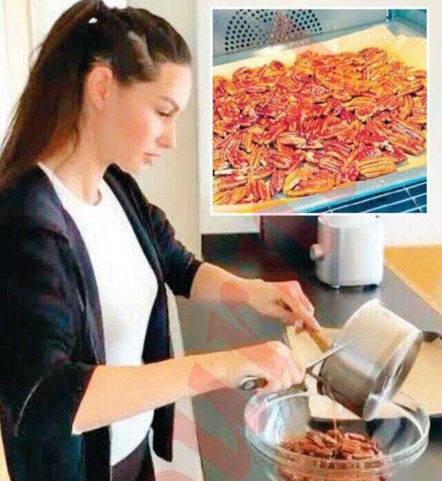 Kilosu 760 TL olan Pikan ceviziyle atıştırmalık yapan Yasemin Özilhan tepki çekti