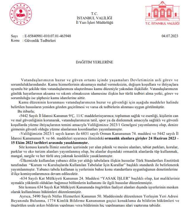 İstanbul Valiliği kafelerde nargile servisinin yasaklandığını duyurdu