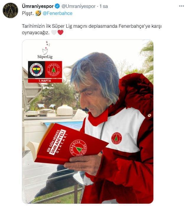 Ümraniyespor, Süper Lig'e hızlı giriş yaptı! Rambo Okan paylaşımı sosyal medyayı salladı