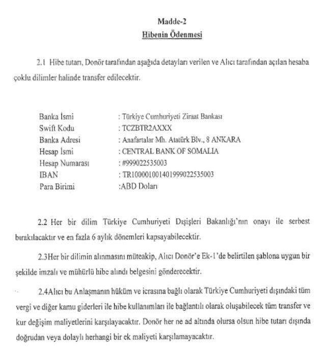 Resmi Gazete'de yayımlandı! Somali'ye 30 milyon dolarlık hibe verilecek