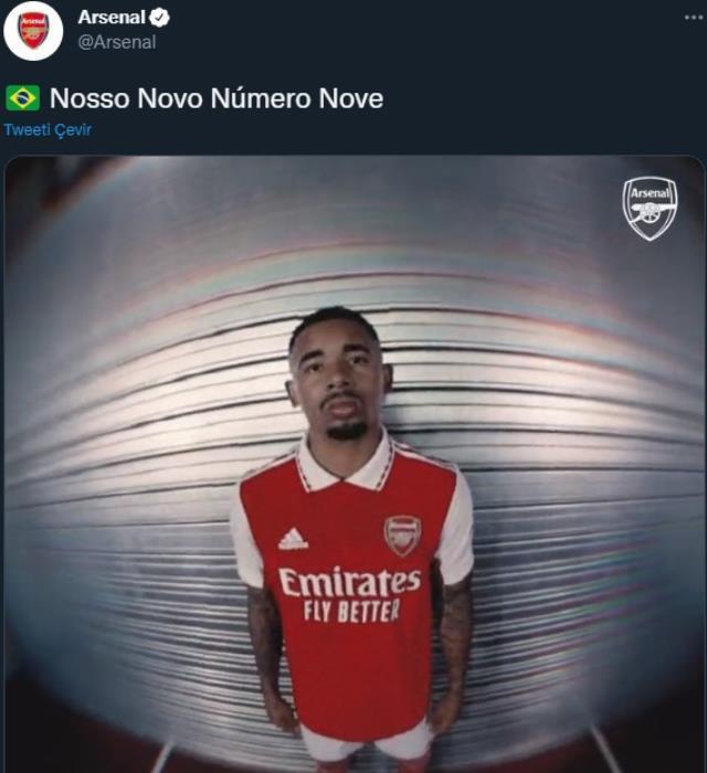 Arsenal yeni golcüsünü buldu! Yıldız golcü Gabriel Jesus ile sözleşme imzalandı