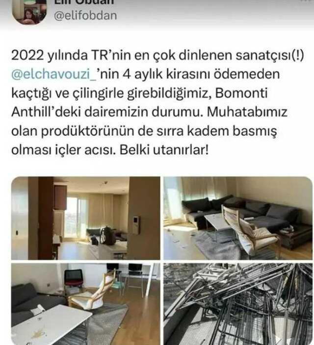 Ev sahibi, ünlü rapçi Uzi'yi ifşa ederek isyan etti: 4 aylık kirasını ödemeden kaçtı