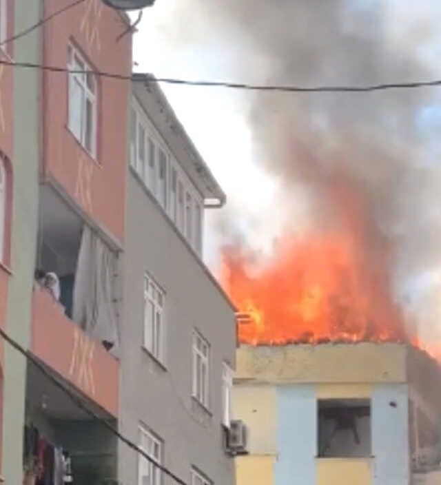 Esenler'de metruk binada yangın sonrası ceset bulundu