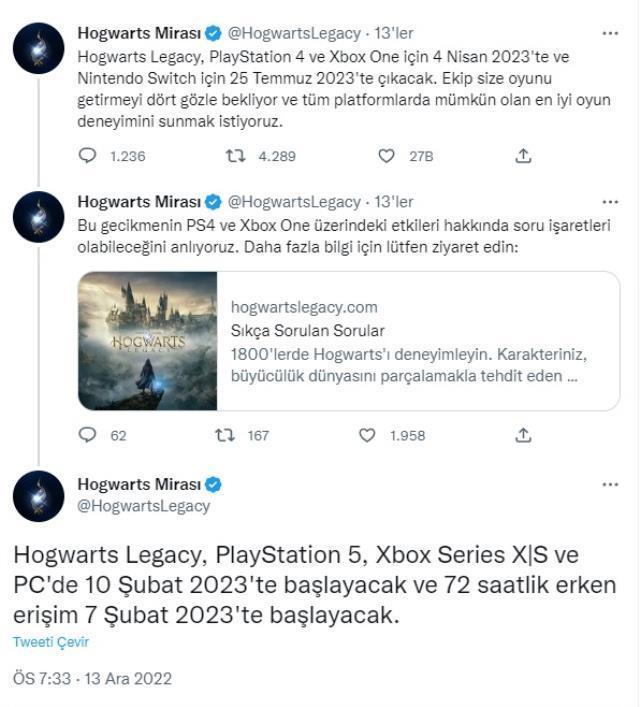 Hogwarts Legacy bir kez daha ertelendi! İşte yeni çıkış tarihi