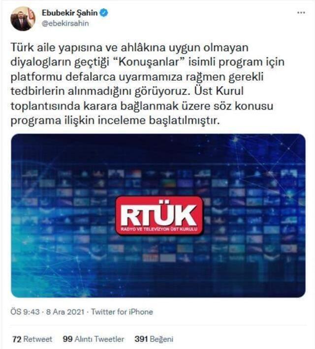 RTÜK, Hasan Can Kaya'nın Konuşanlar programı için harekete geçti