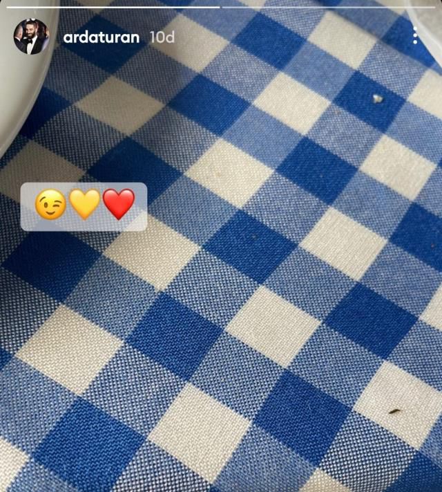 Sergio Oliveira transferini masa örtüsüyle müjdeleyen Arda Turan'dan bir bomba paylaşım daha