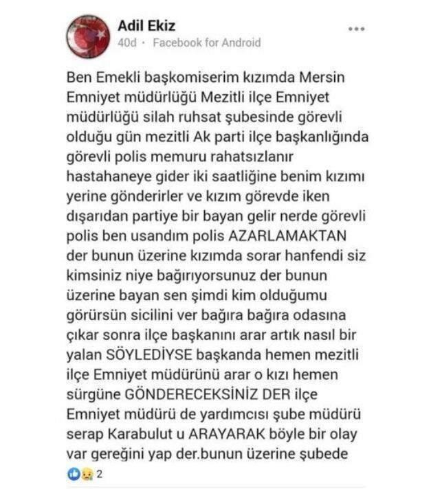 Mersin Valiliği, hakaret yüzünden intihar ettiği iddia edilen kadın polisle ilgili inceleme başlattı