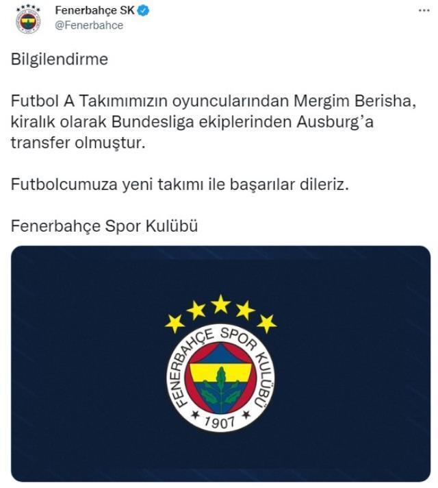 Berisha nereye transfer oldu? Berisha gitti mi? Berisha hangi takıma transfer oldu?