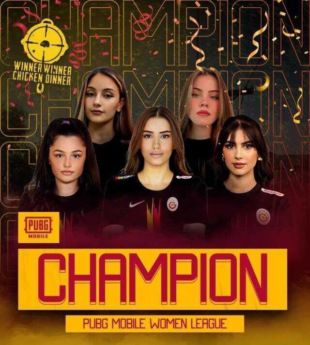 Galatasaray Espor, PUBG Mobile Women League'de şampiyon oldu