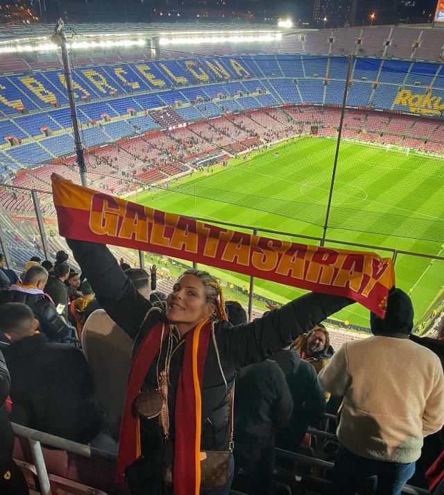 Galatasaraylı Pelin Öztekin'in maçı izlediği locada kavga çıkınca karakolluk oldular