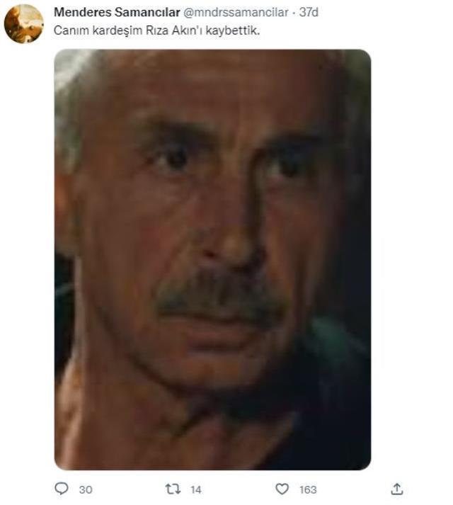 Ölümüyle yasa boğan Rıza Akın'ın cenaze detayları netleşti