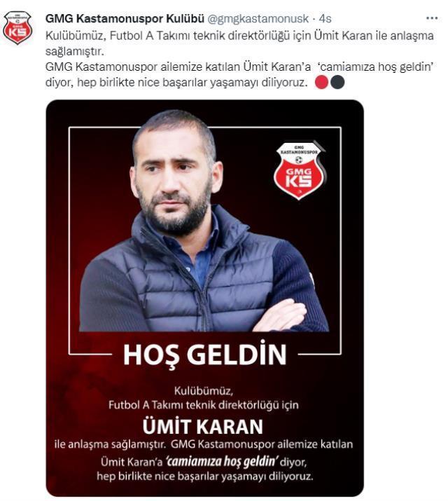 7 gol yedikleri maç sonrası sürpriz hamle! Kastamonuspor'un başına Galatasaray'ın efsane ismi geçti