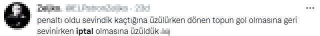 Son dakikada iptal edilen gol gündeme oturdu! Fenerbahçe taraftarlarının yaşadığı travma çok büyük