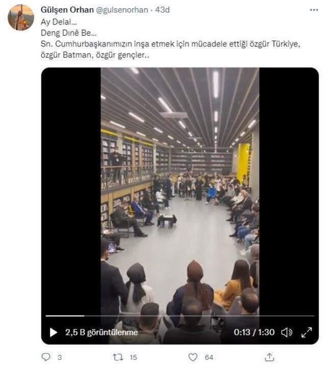 Cumhurbaşkanı Erdoğan, Batman'da gençlerle birlikte türkü söyledi