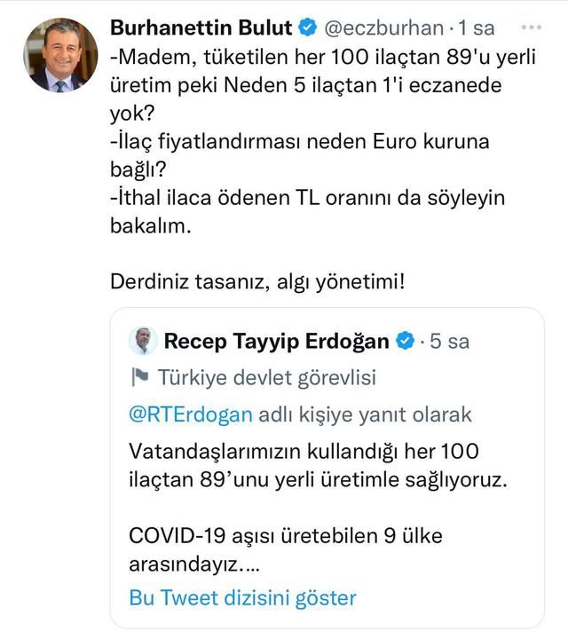 Cumhurbaşkanı Erdoğan attığı tweti hemen silmişti! Nedenini Bakan Koca anlattı