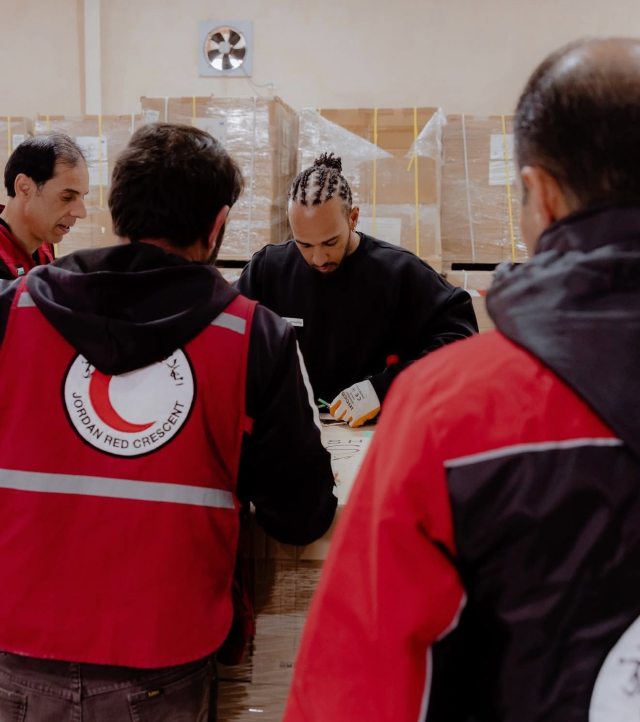 Gazze halkını destekleyen Lewis Hamilton'dan anlamlı hareket