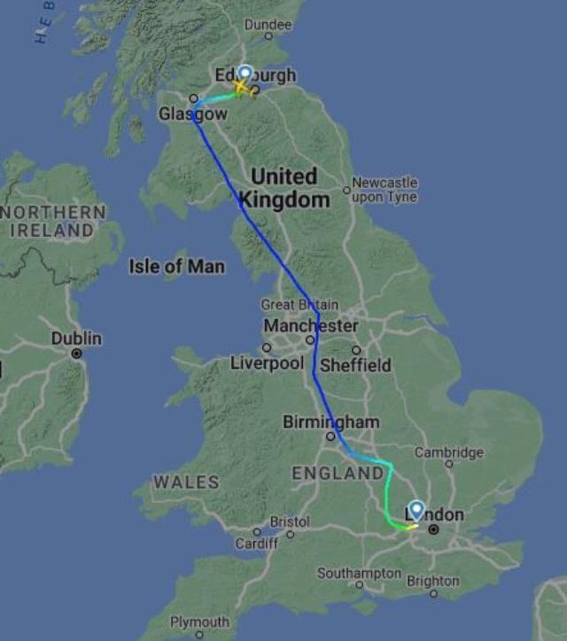 Kraliçenin son hava yolculuğu, tüm zamanların uçuş takip rekorunu kırdı! Uçuşu 5 milyon kişi takip etti