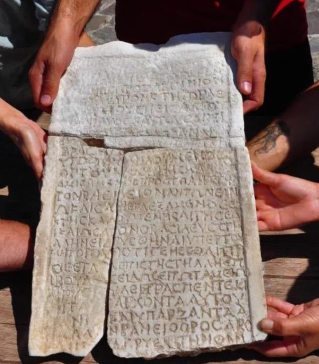 Manisa'da bulunan 1800 yıllık yazıtın sırrı ortaya çıktı