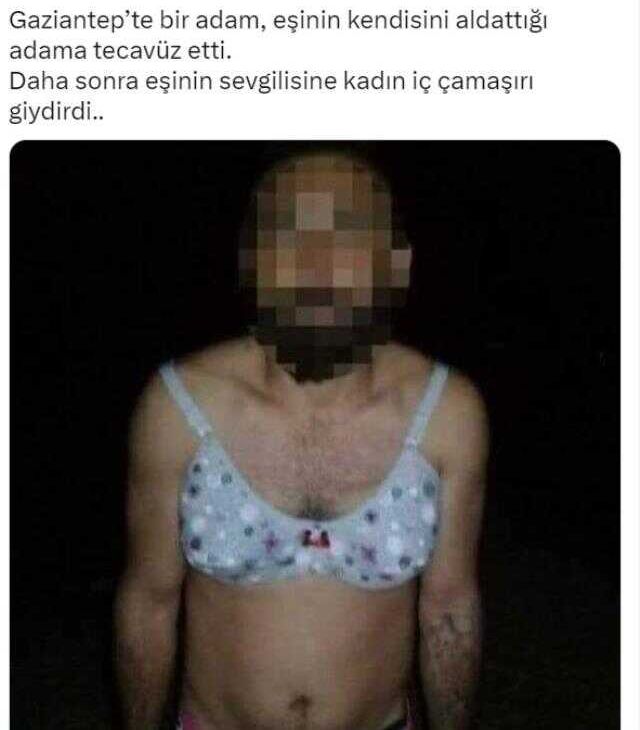 Gaziantep'te bir adamın eşinin kendisini aldattığı adama tecavüz ettiği bilgisi güncel değil