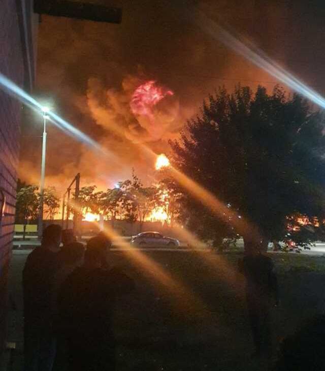 Taşkent'teki bir şirket deposunda patlama: Yaralılar var