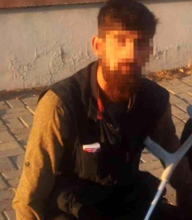 'Sakatım' diyerek dilenen şahıs sulama kanalından koşarak çıktı