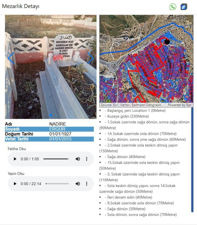 Mezarlar artık bir tık uzakta: İsteyen fotoğrafını görecek, isteyen dua okutacak