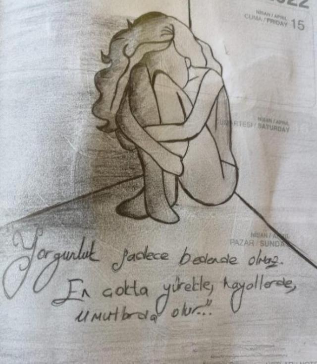 Cinsel istismara uğrayan liseli kız kendini asmak istedi! Yaşadıklarını çizerek anlatmış