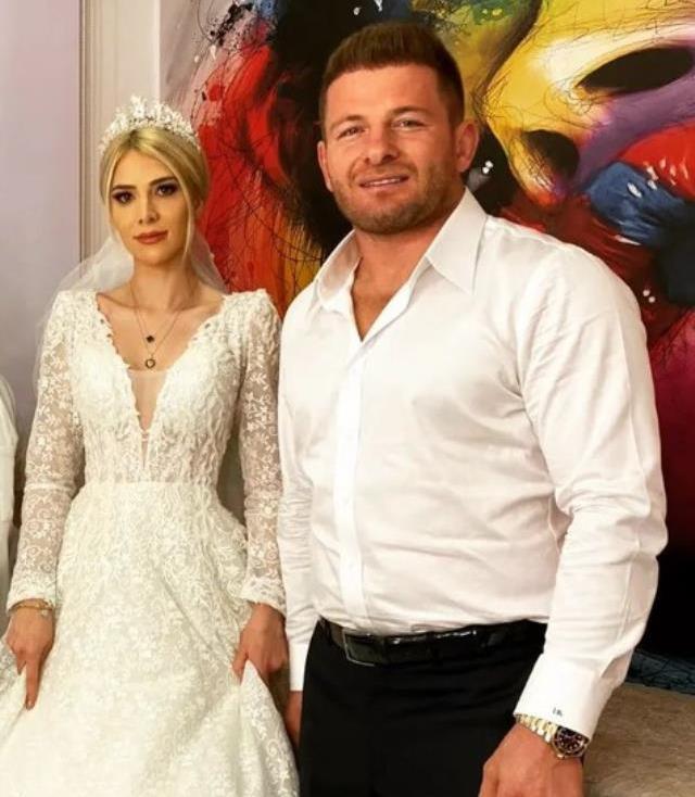 Bir gün nişanlı kalan İsmail Balaban ve İlayda Şeker evlendi