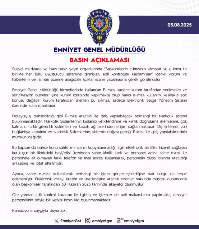 Sahte diploma skandalında bir açıklama da EGM'den! Başkomiser iddiasına yanıt