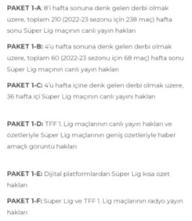 TFF kararını verdi! Yayın ihalesi bir paket hariç Digitürk'e satıldı