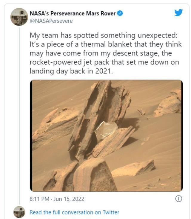 Kızıl Gezegen'de yaşam belirtisi arayan ekipler bula bula çöp buldu